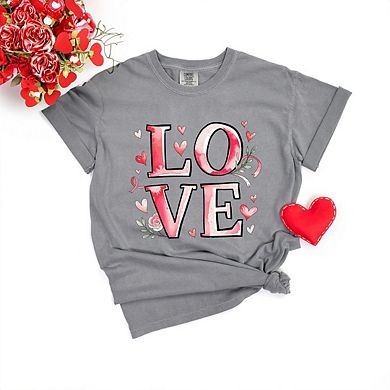 Love Ribbon Garment Dyed Tees