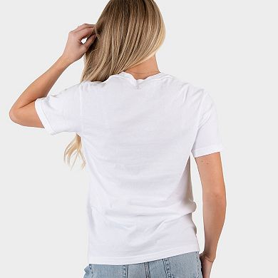 America Cherries Stripe - Women's Garment Dyed Graphic T-Shirt