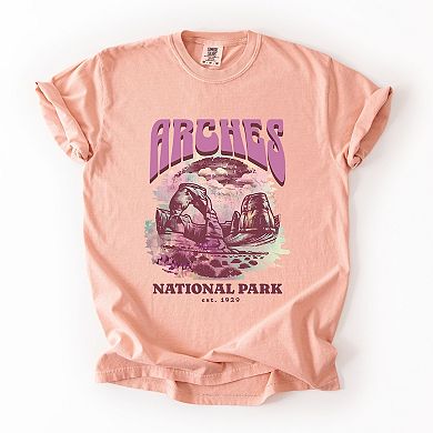 Simply Sage Market Arches National Park EST. 1929 Garment Dyed Tee