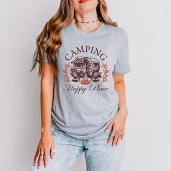 Simply Sage Market Camping Happy Place Short Sleeve Tee