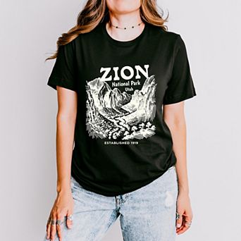 Simply Sage Market Zion National Park Established 1919 Short Sleeve Tee