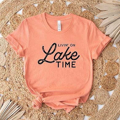 Simply Sage Market Livin' On Lake Time Short Sleeve Tee