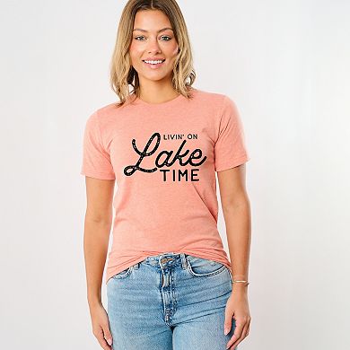 Simply Sage Market Livin' On Lake Time Short Sleeve Tee