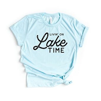 Simply Sage Market Livin' On Lake Time Short Sleeve Tee