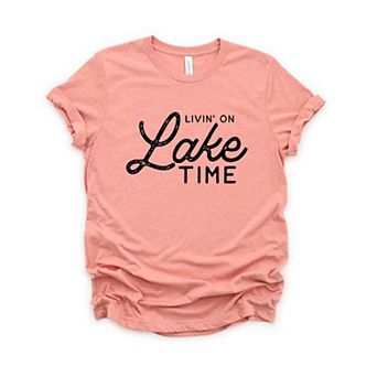 Simply Sage Market Livin' On Lake Time Short Sleeve Tee