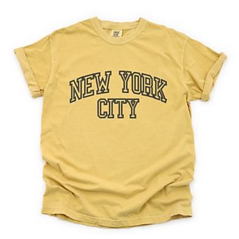 Simply Sage Market Embroidered New York Varsity Garment Dyed Tee