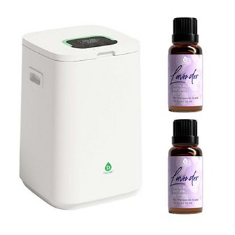Luxury Home Spa Bundle Towel Warmer & Lavender Essential Oil