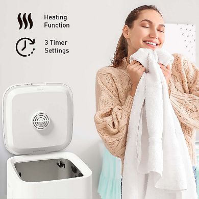 Luxury Home Spa Bundle Towel Warmer & Lavender Essential Oil