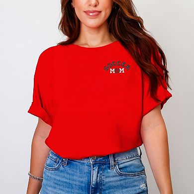 Simply Sage Market Embroidered Soccer Mom Garment Dyed Tee