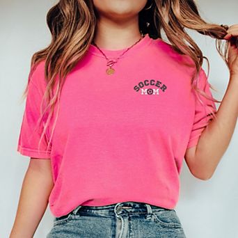 Simply Sage Market Embroidered Soccer Mom Garment Dyed Tee