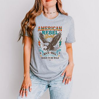 Simply Sage Market American Rebel Spirit Distressed Short Sleeve Tee