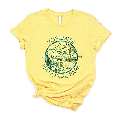 Yosemite National Park - Women's Short Sleeve Graphic T-Shirt