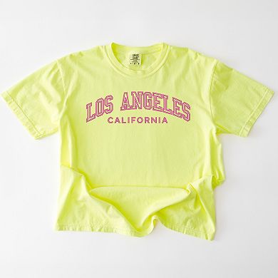 Simply Sage Market Embroidered Los Angeles CA Garment Dyed Tee
