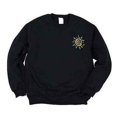 Simply Sage Market Embroidered Summer Sun Sweatshirt
