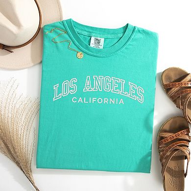 Simply Sage Market Embroidered Los Angeles CA Garment Dyed Tee