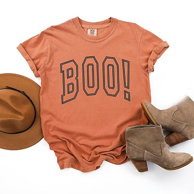 Simply Sage Market Embroidered Boo Arched Garment Dyed Tee