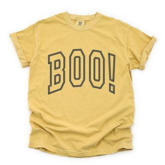 Simply Sage Market Embroidered Boo Arched Garment Dyed Tee