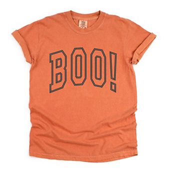 Simply Sage Market Embroidered Boo Arched Garment Dyed Tee