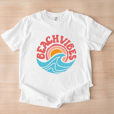 Simply Sage Market Beach Vibes Circle Garment Dyed Tee