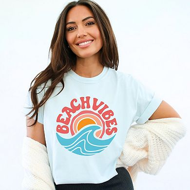 Simply Sage Market Beach Vibes Circle Garment Dyed Tee