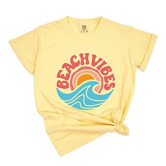 Simply Sage Market Beach Vibes Circle Garment Dyed Tee