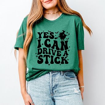 Yes I Can Drive A Stick - Women's Short Sleeve Graphic T-Shirt