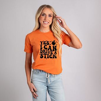 Yes I Can Drive A Stick - Women's Short Sleeve Graphic T-Shirt