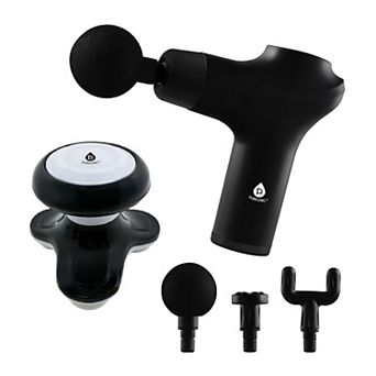 Pursonic Muscle Recovery & Relaxation Power Duo: Massage Gun & Handheld Electric Sport Massager