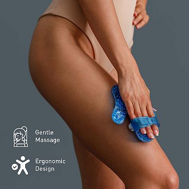 Pursonic Relaxation & Recovery Bundle: Palm-Shaped Massage Glove + Handheld Electric Sport Massager