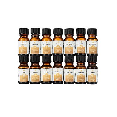 Pursonic Essential Oils Christmas Gift Set 14-Piece Aromatherapy Collection