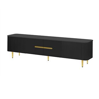 Merax 78.7''Minimalist TV Stand for TVs up to 85 in Modern Entertainment Center Media Console