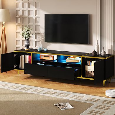 Merax 70.9'' Modern TV Stand for TVs up to 80 Inches, Entertainment Center