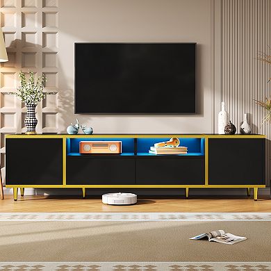 Merax 70.9'' Modern TV Stand for TVs up to 80 Inches, Entertainment Center