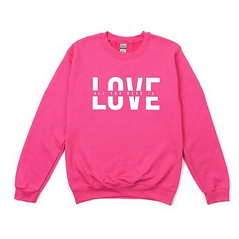 Love Is All You Need Split Sweatshirt