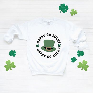 Happy Go Lucky Hat Sweatshirt
