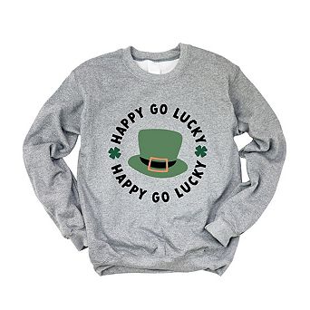 Happy Go Lucky Hat Sweatshirt