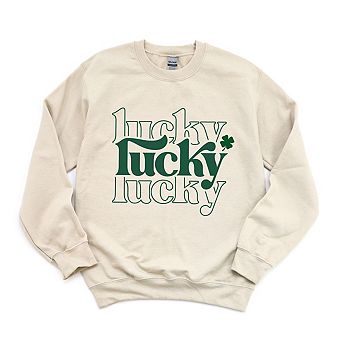 Lucky Clover Stacked Sweatshirt