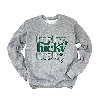 Lucky Clover Stacked Sweatshirt