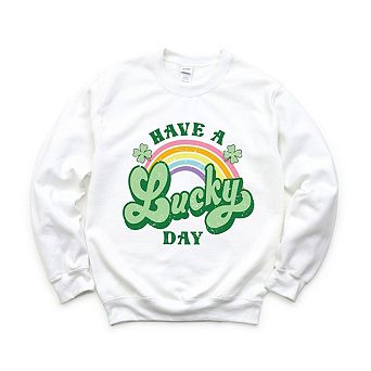 Lucky Day Rainbow Sweatshirt