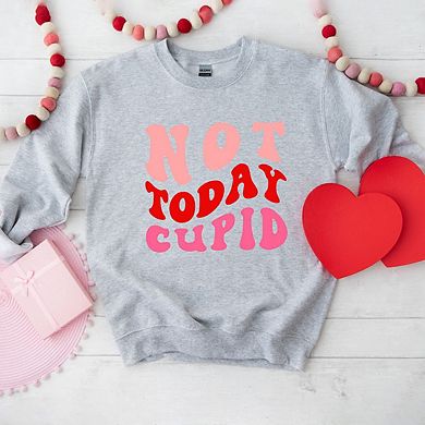 Not Today Cupid Retro Sweatshirt