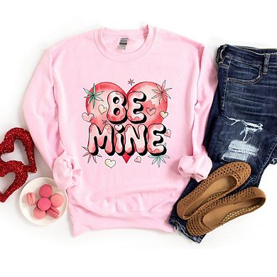Be Mine Pink Heart Sweatshirt