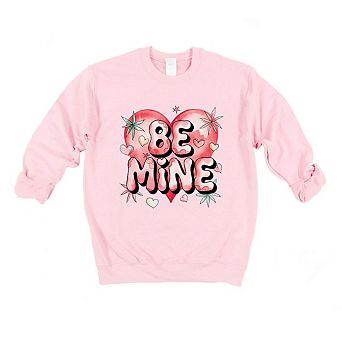 Be Mine Pink Heart Sweatshirt