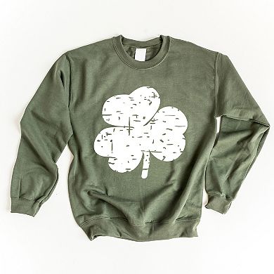Simply Sage Market Grunge Clover Sweatshirt