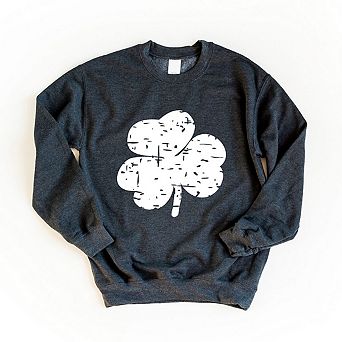 Simply Sage Market Grunge Clover Sweatshirt