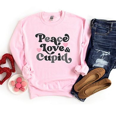 Peace Love And Cupid Sweatshirt