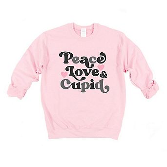 Peace Love And Cupid Sweatshirt