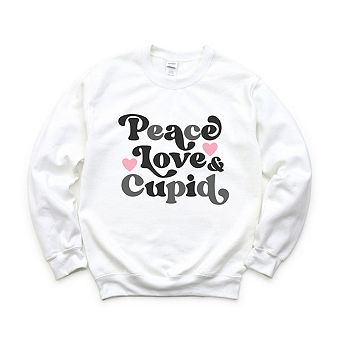 Peace Love And Cupid Sweatshirt