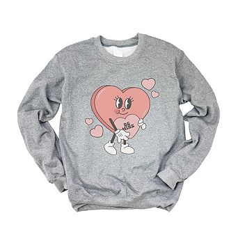 Be Mine Heart Cartoon Sweatshirt