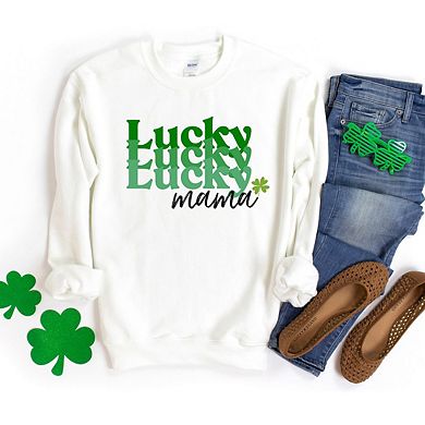 Lucky Mama Stacked Sweatshirt