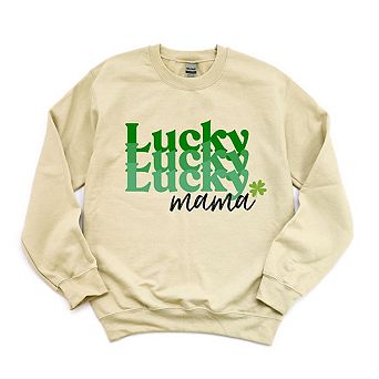 Lucky Mama Stacked Sweatshirt